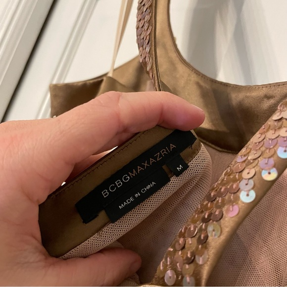 BCBGMaxAzria Beaded Tiered Dress - Picture 3 of 4